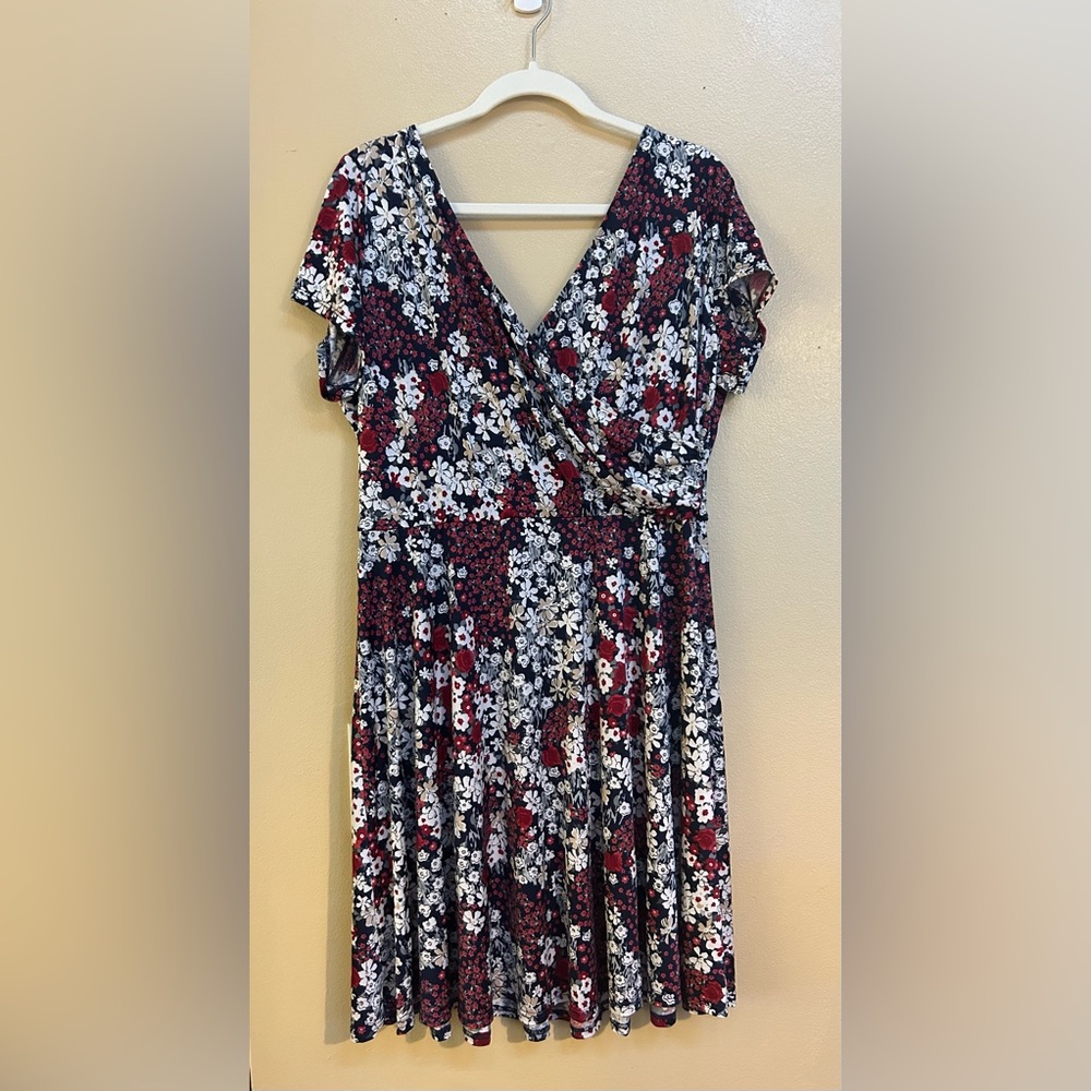 Kaileigh‎ 1X Faux Wrap Dress